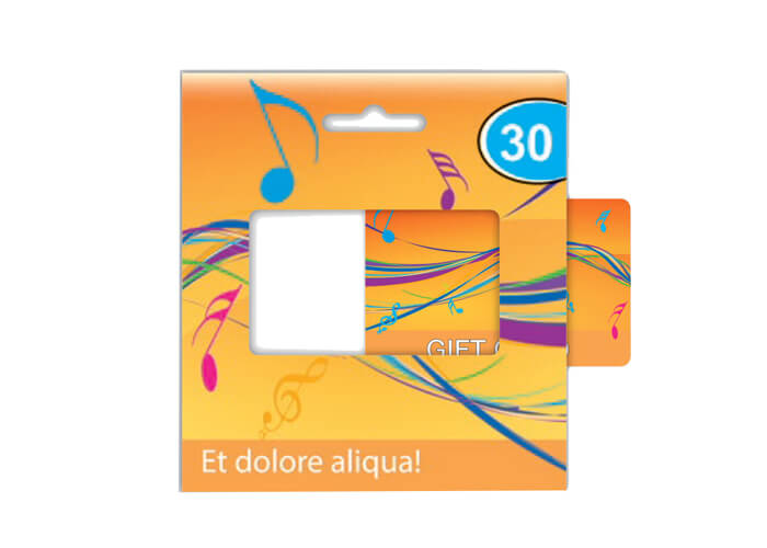 Slip-in card holder