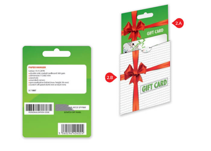 Card holder with envelope